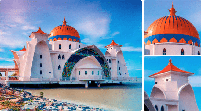 Wisata Religi Ke Masjid Terapung Melaka Malaysia