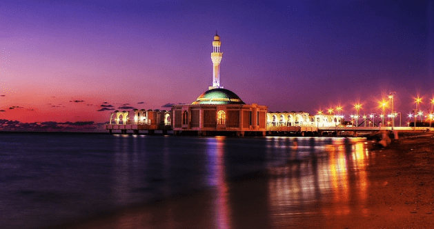 Masjid terapung Arrahmah kota Jeddah