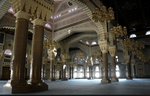 interior Masjid Agung Sana’a – Yaman