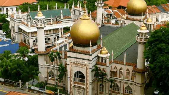 Masjid Sultan Singapura Memiliki Arsitektur yang Indah