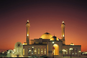 Pesona Arsitektur Masjid Agung Al Fateh Bahrain