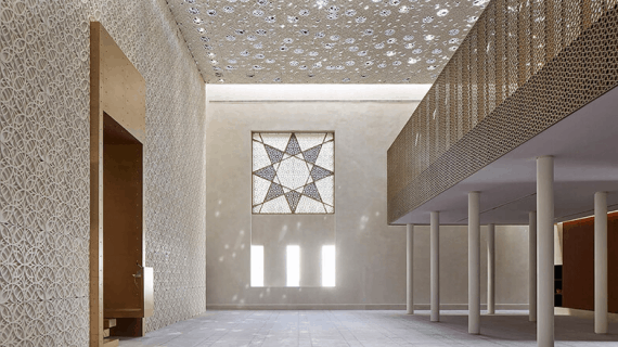Komponen spasial dari desain interior masjid