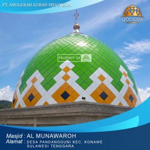 kubah masjid almunawaroh konawe sulawesi tenggara