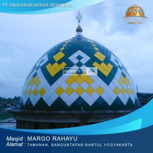 kubah masjid margo rahayu banguntapan bantul yogyakarta