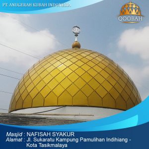 kubah masjid nafisiah syakur tasikmalaya