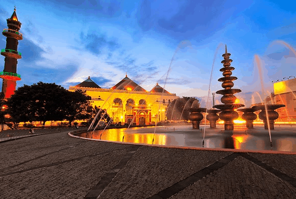  Masjid  Agung Palembang Masjid  Tertua dan Termegah di Nusantara