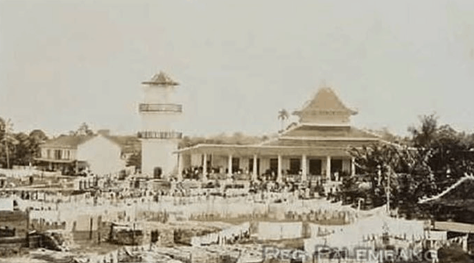 Masjid Agung Palembang Tempo Dulu